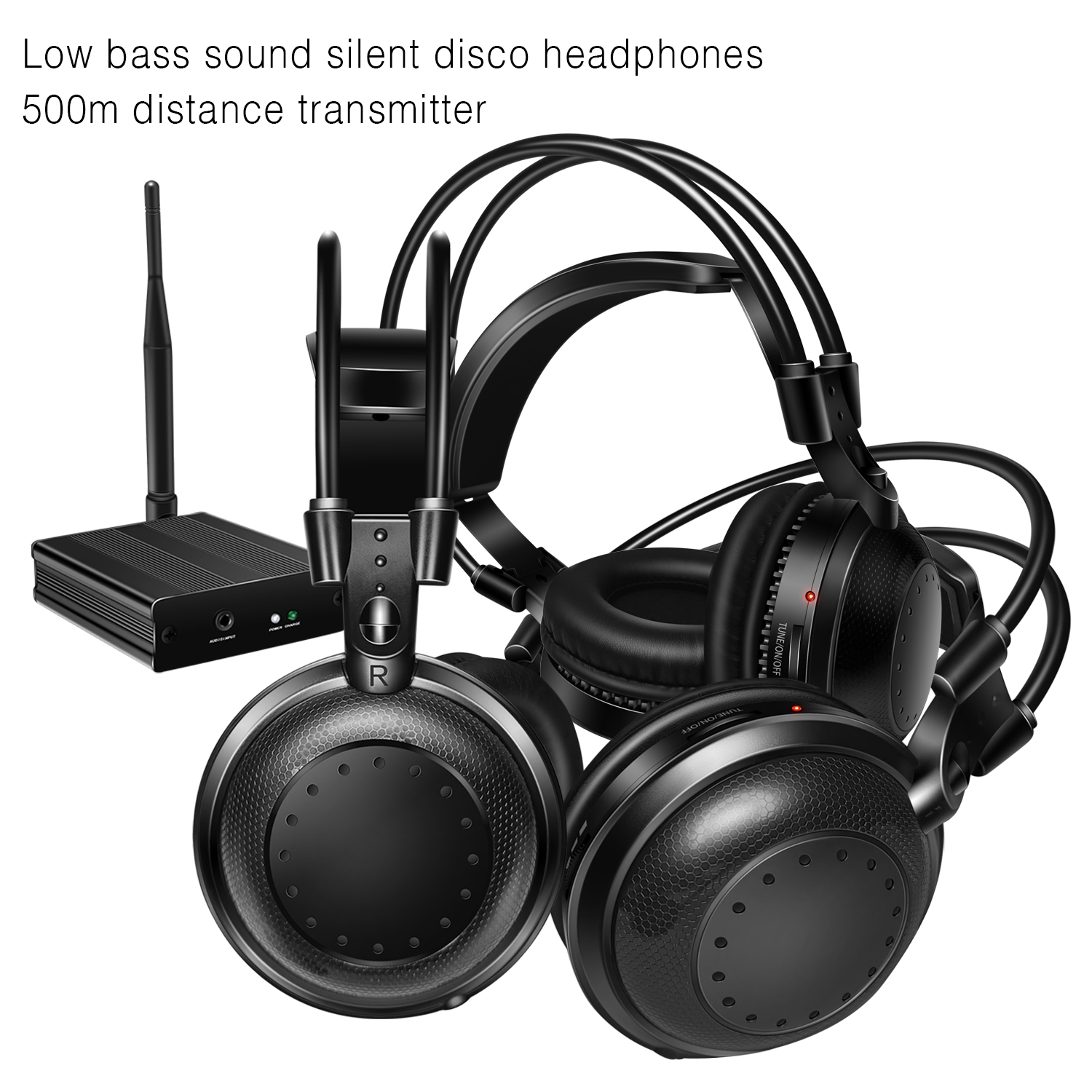Party Games Phone - Silent Disco Wireless Headphones- 500m Range
