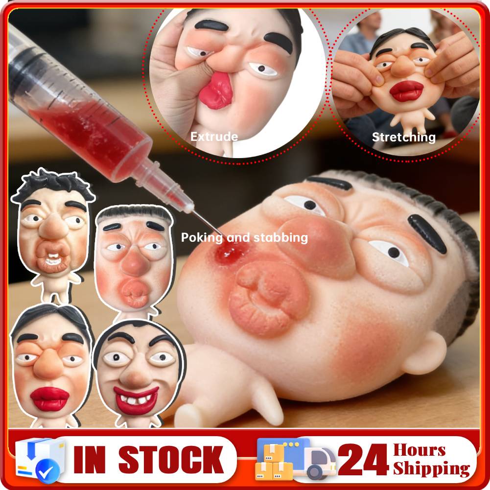 Party Games Adults Funny - Face Pimple Popping Fidget Toy with