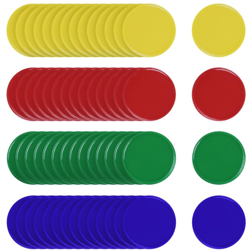 Party Games Juego - Plastic Bingo Markers Chips 4 Colors