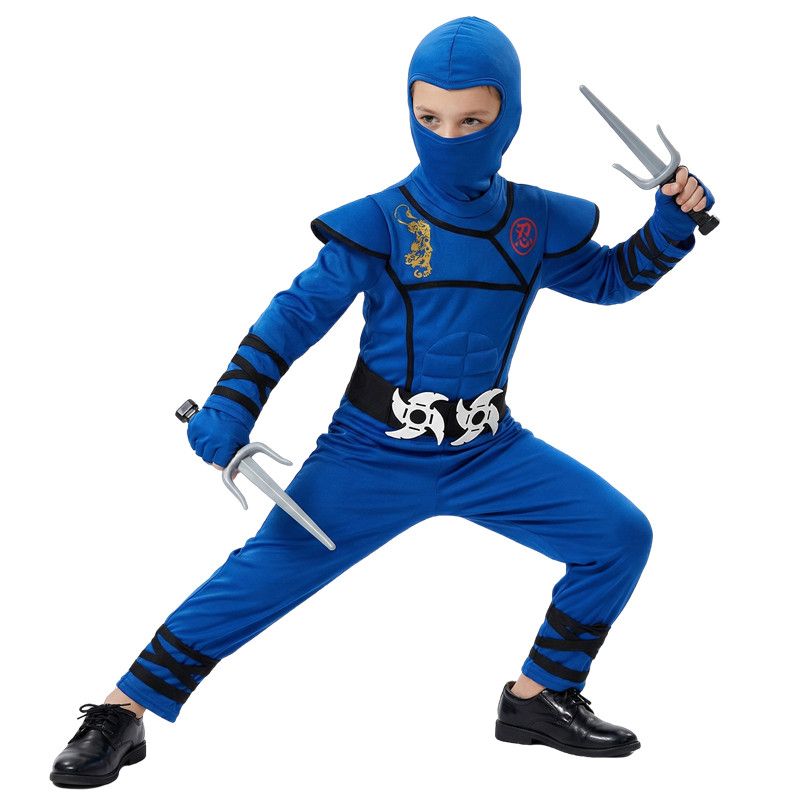 Black and Blue Ninja Costume f – обзор и цена Party Games Children