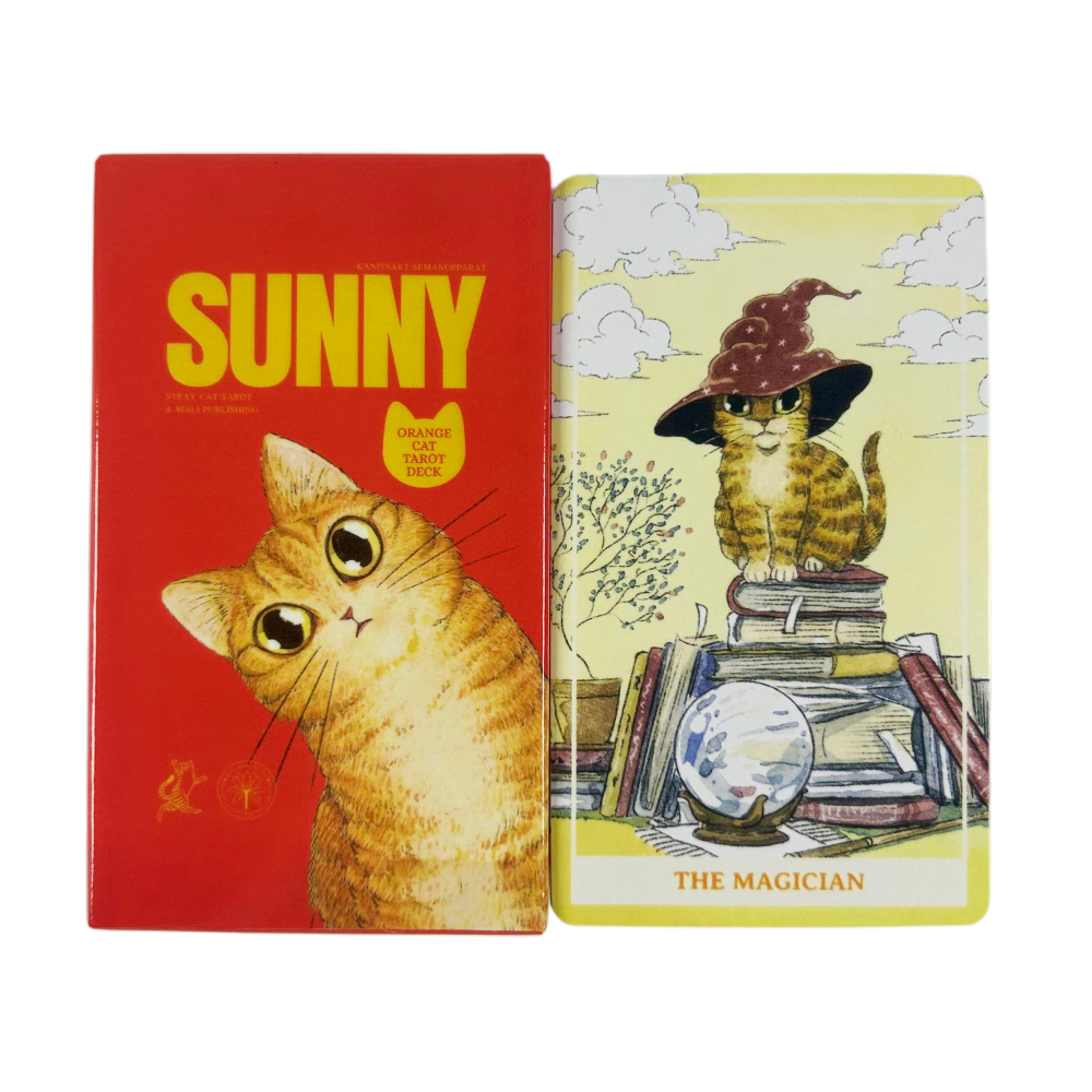 Sunny Orange Cat Tarot Cards A – обзор и цена Party Games Best