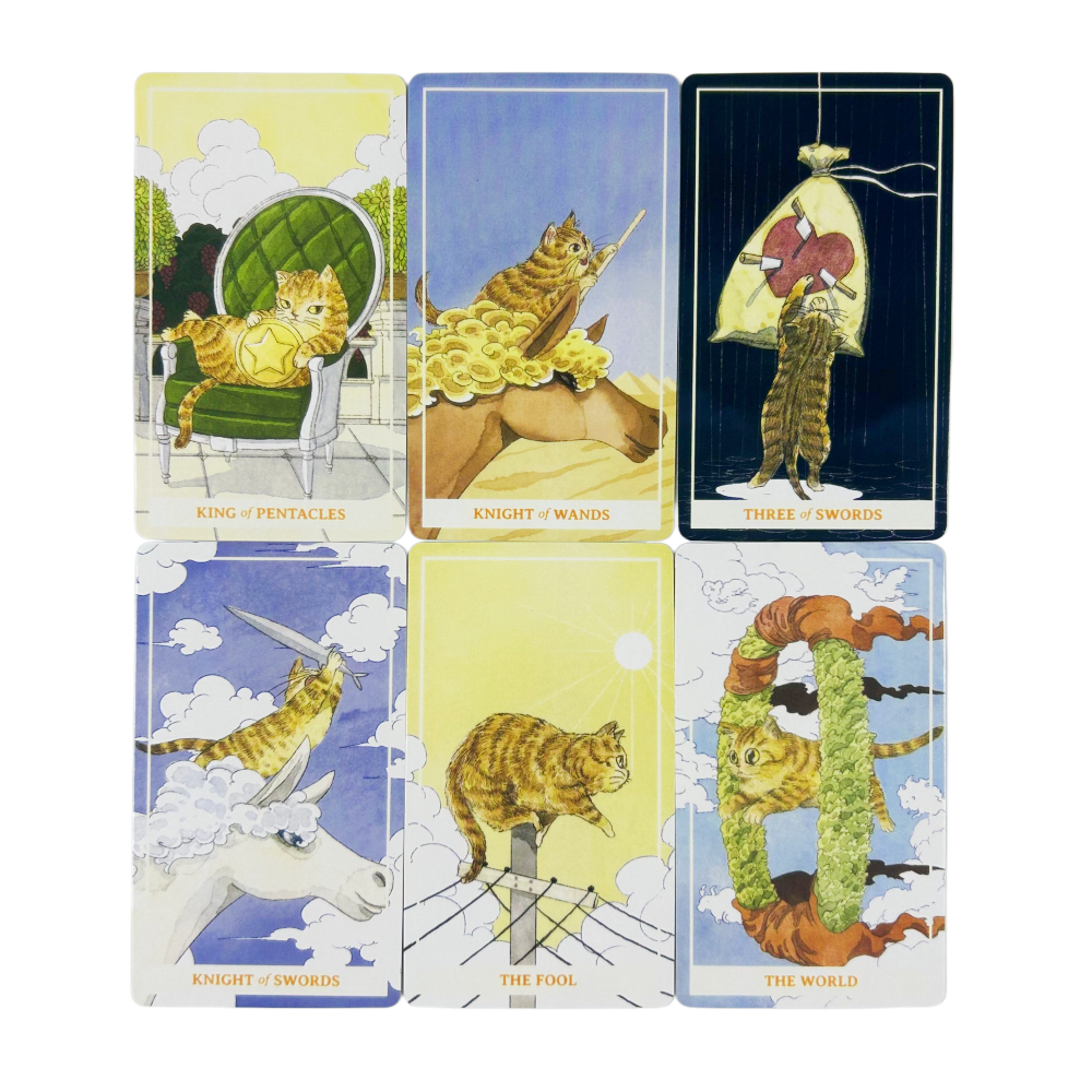 Sunny Orange Cat Tarot Cards A – обзор и цена Party Games Best
