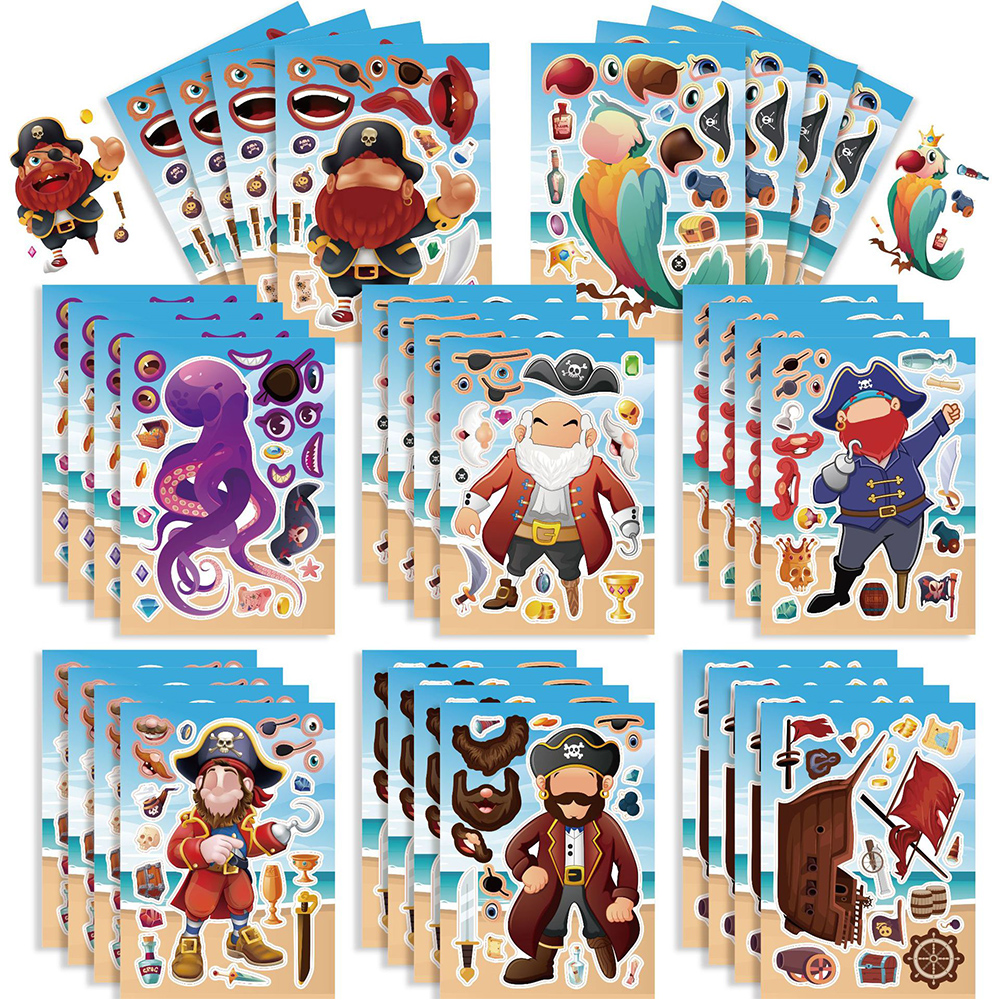8/16Sheets Cool Pirate Ship Pu – обзор и цена Party Games Phone