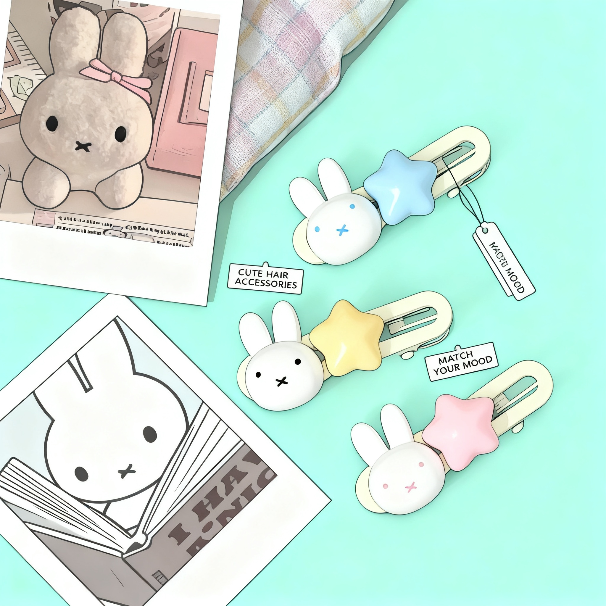Miffy Star Hair Clip Kawaii Du – обзор и цена Party Games Crazy