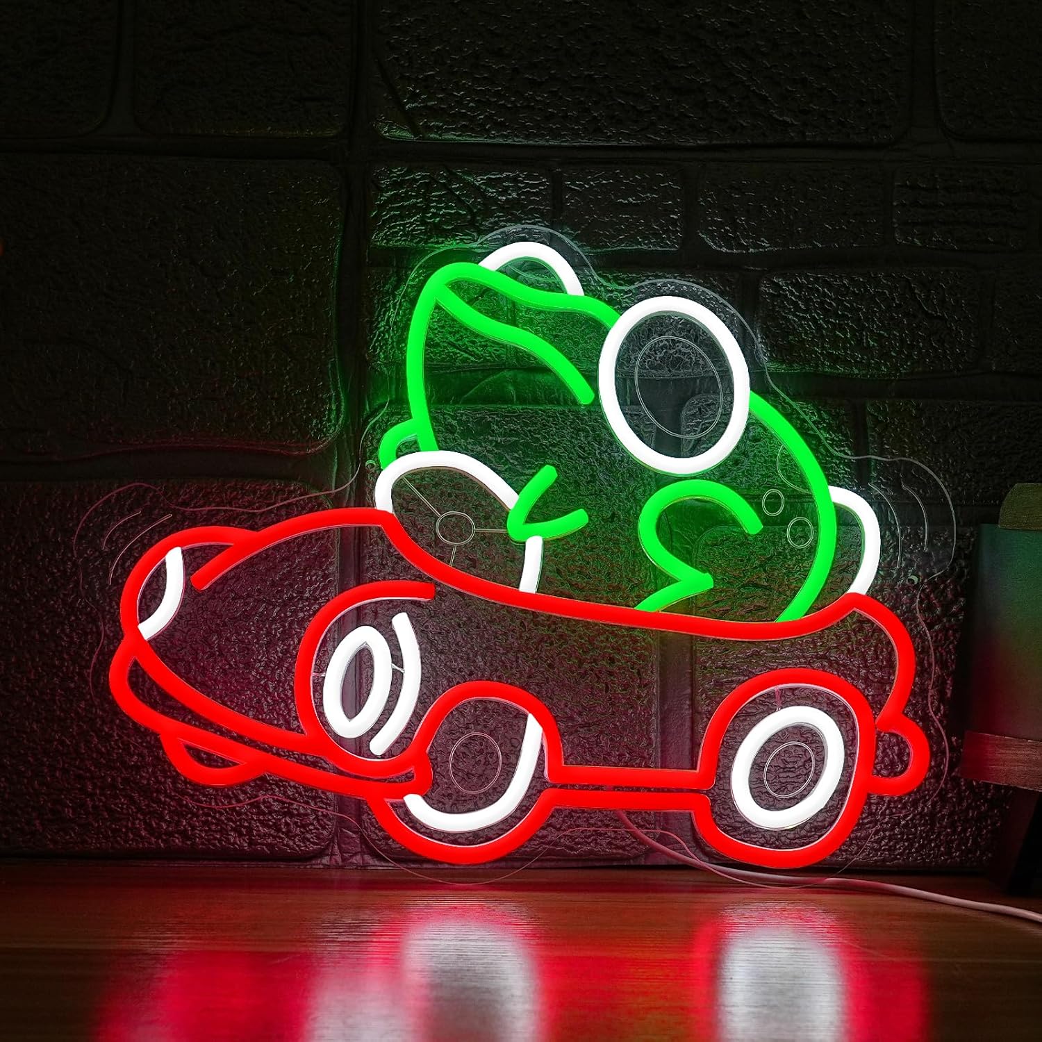 Frog Driving Car Neon Sign Art – обзор и цена Party Games Gifts