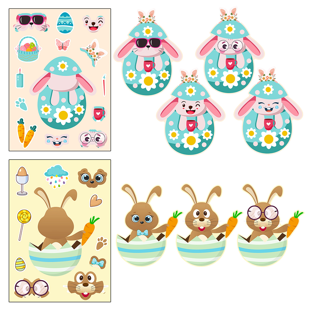 6/12Sheets Cute Easter Rabbit  – обзор и цена Party Games Phone