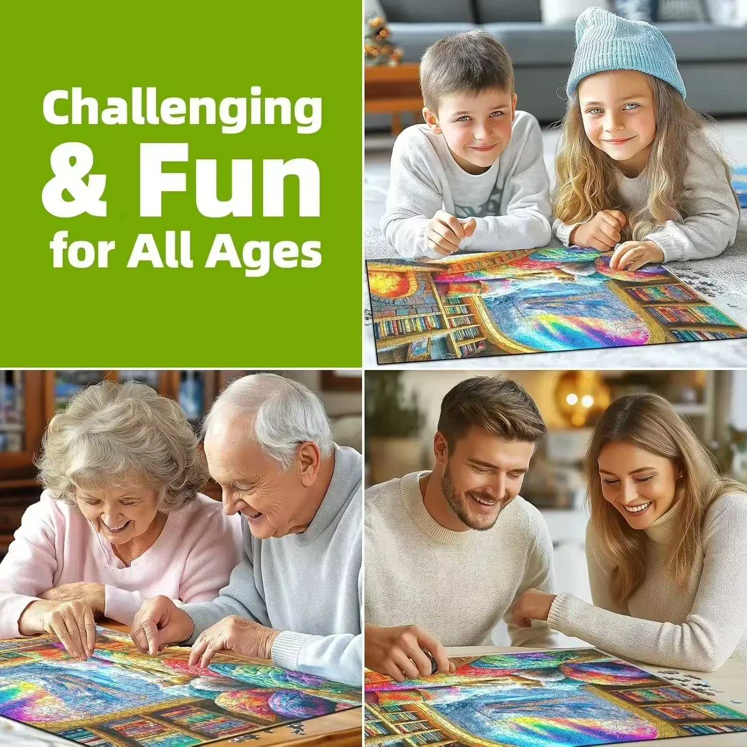 500/1000/1200/2000 PCS Jigsaw  – обзор и цена Zodiac Party Games