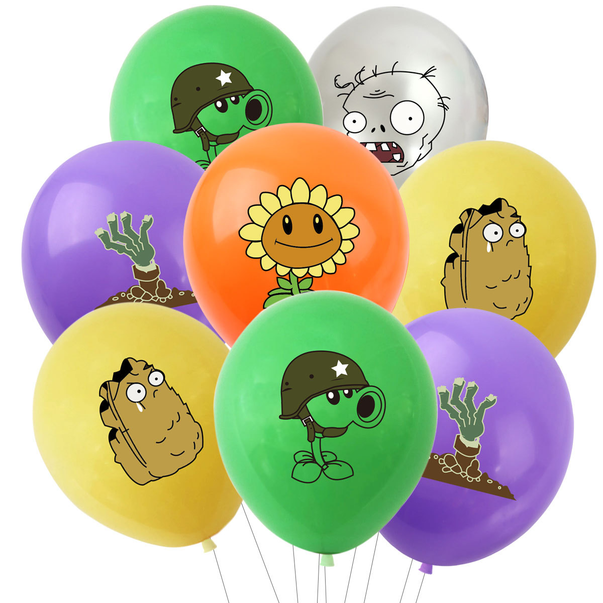 10Pcs 12inch Plants VS Zombies – обзор и цена Zombie Party Games