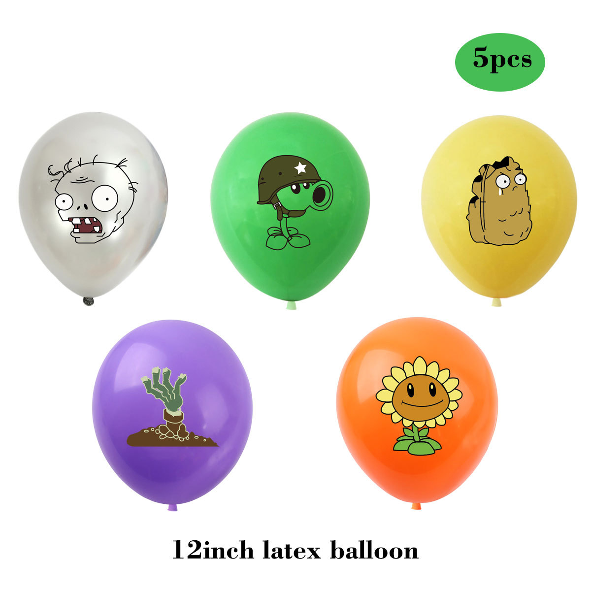 10Pcs 12inch Plants VS Zombies – обзор и цена Zombie Party Games