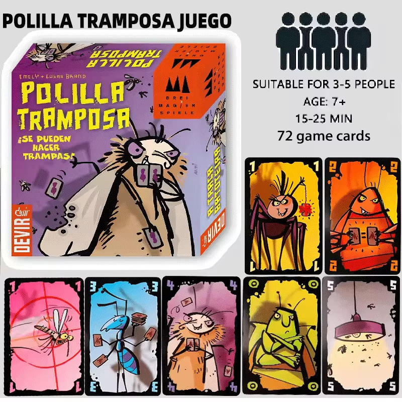 Polilla Tramposa Español Playi – обзор и цена Party Games Juego