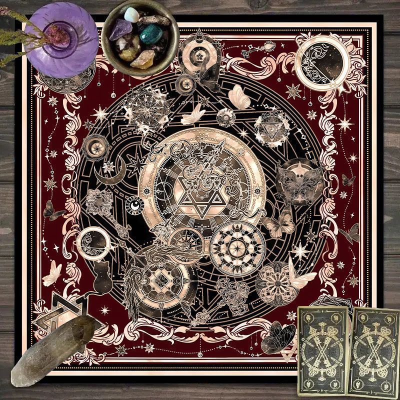 Zodiac Pattern Tarot Cloth - S – обзор и цена Zodiac Party Games