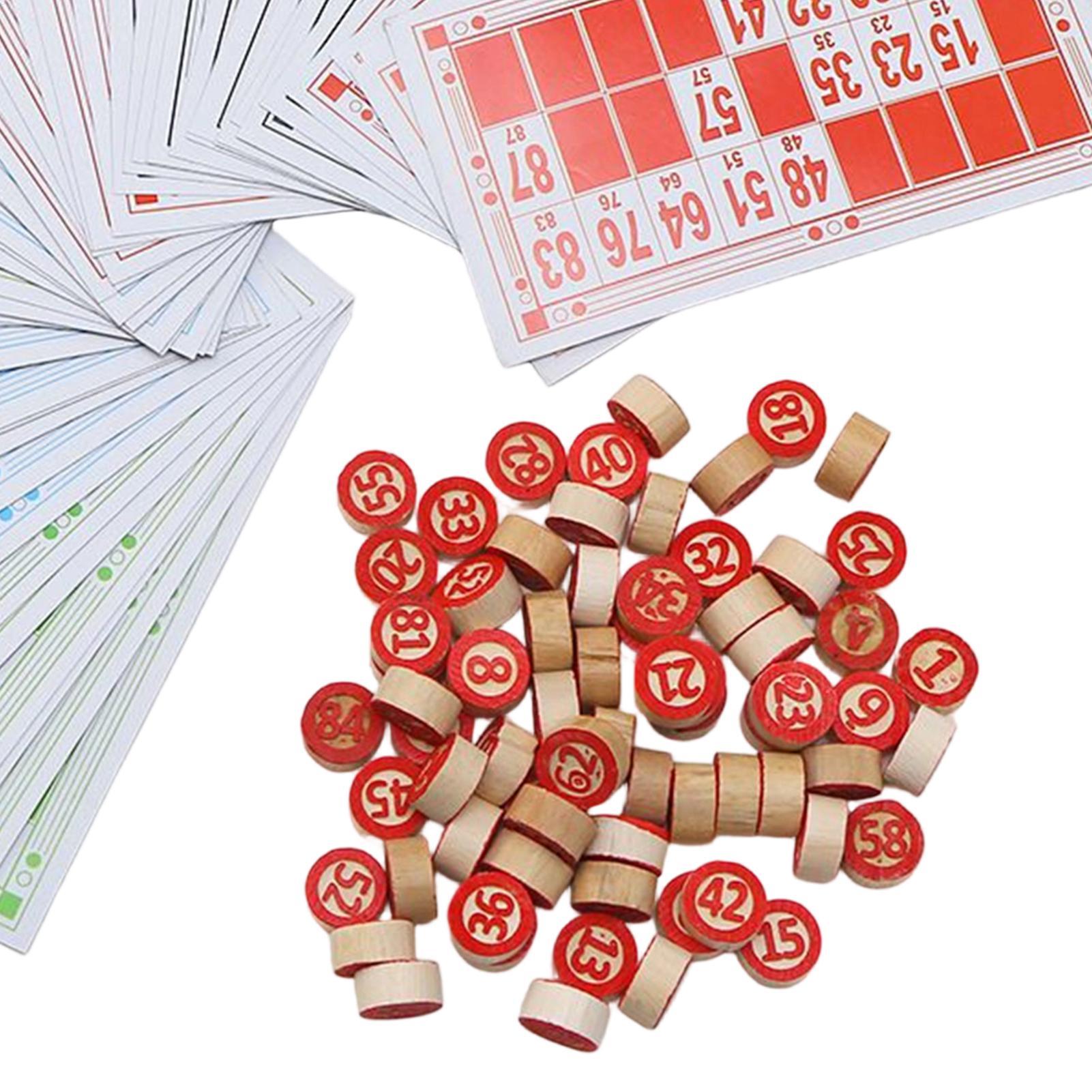 Bingo Game Wooden Funny Educat – обзор и цена Play Friends Party Games