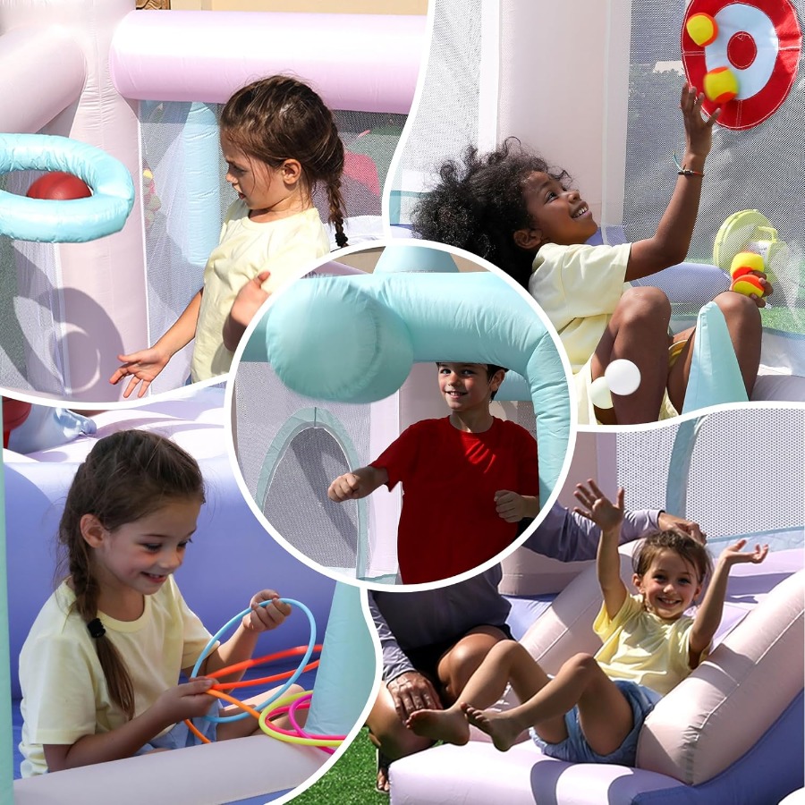 Inflatable Bounce House Slide  – обзор и цена Ring Toss Outdoor