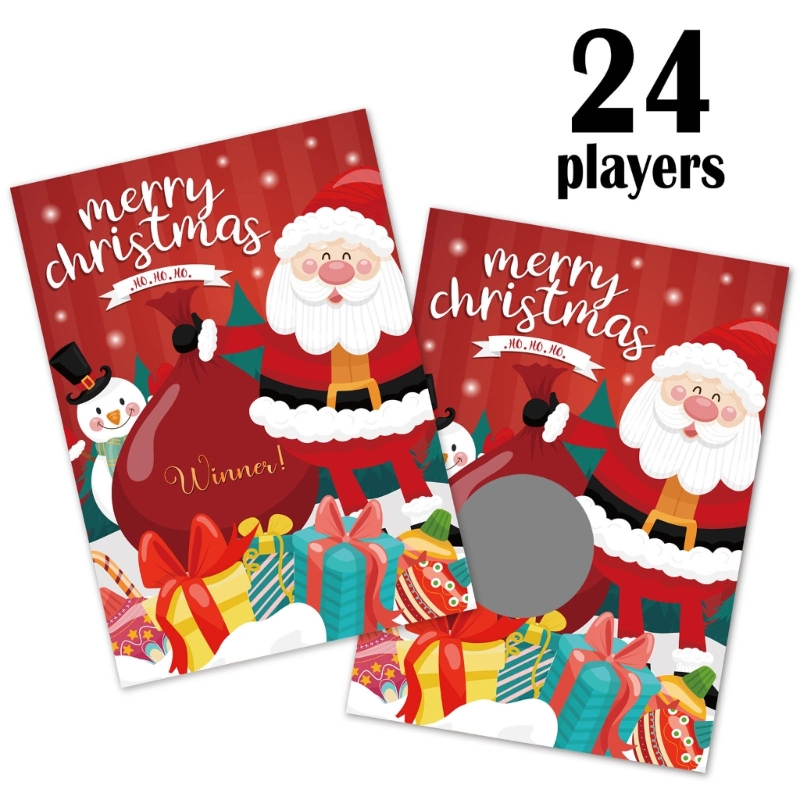 24pcs/set Christmas Festive Sc – обзор и цена Party Games At Christmas
