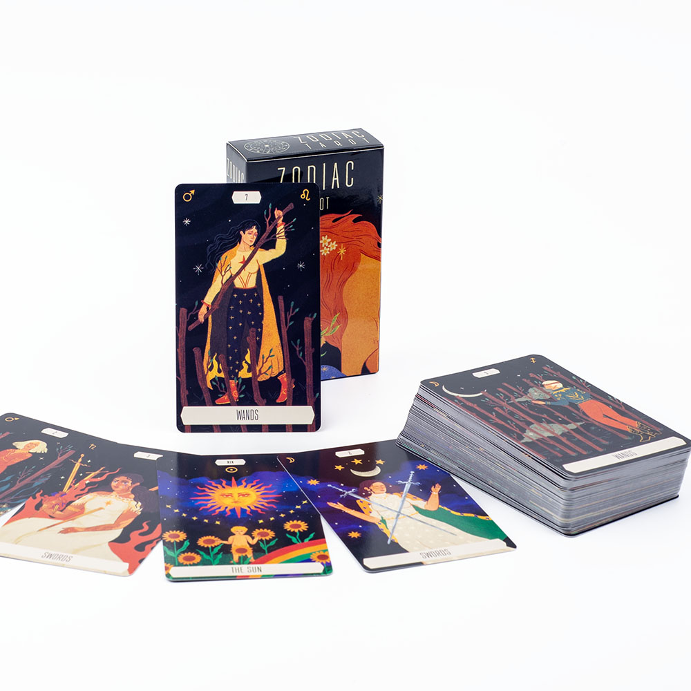 10.3*6cm Zodiac Tarot Cards Fa – обзор и цена Zodiac Party Games