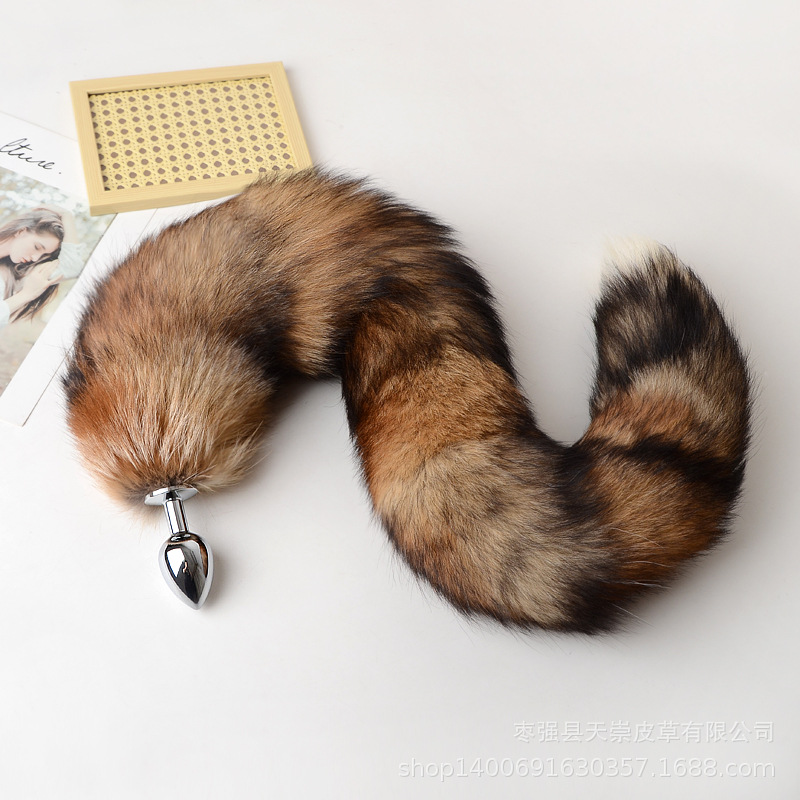 30-100cm Sexy Real Fox Tails w – обзор и цена Party Games Adults Funny