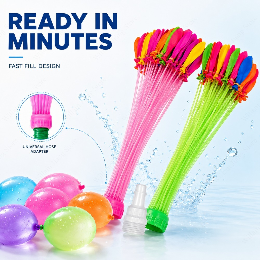 1/3/5 PCS Quick Fill Water Bal – обзор и цена Party Games Using Balloons