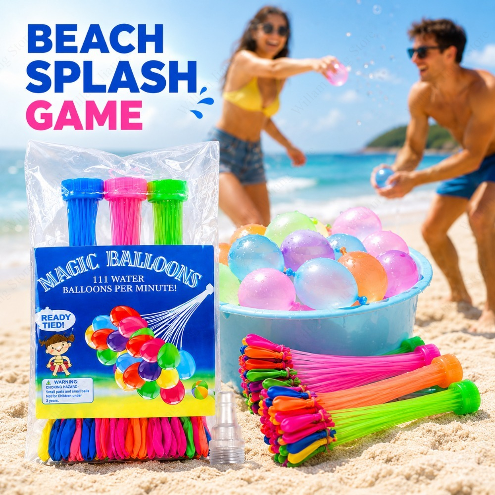 1/3/5 PCS Quick Fill Water Bal – обзор и цена Party Games Using Balloons