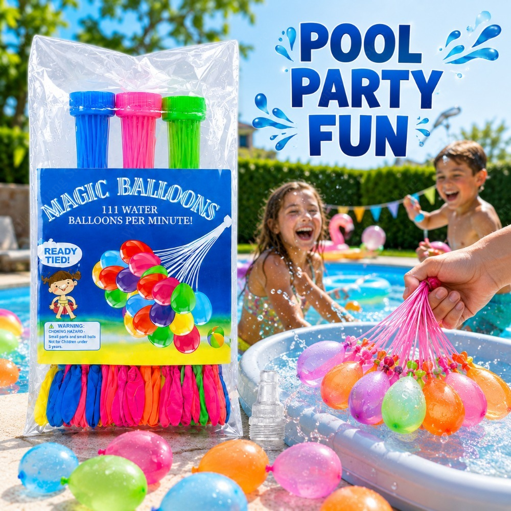 1/3/5 PCS Quick Fill Water Bal – обзор и цена Party Games Using Balloons