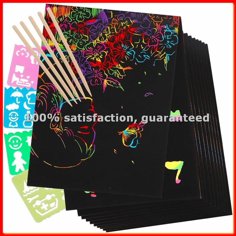 Scratch Paper Art Set, Black C – обзор и цена Party Games Gifts
