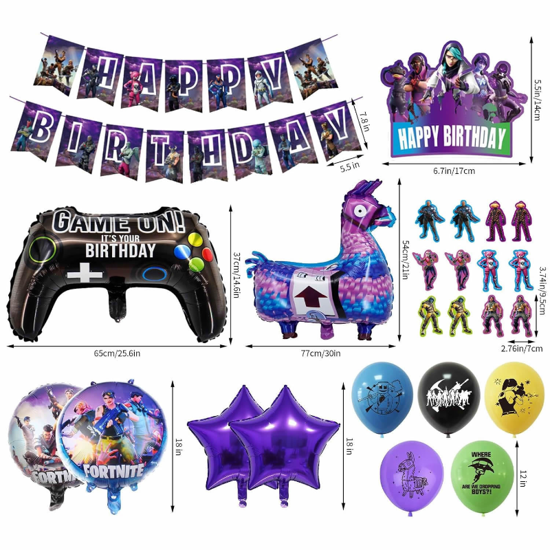 Party Decoration Set Fortnite  – обзор и цена Party Games Children