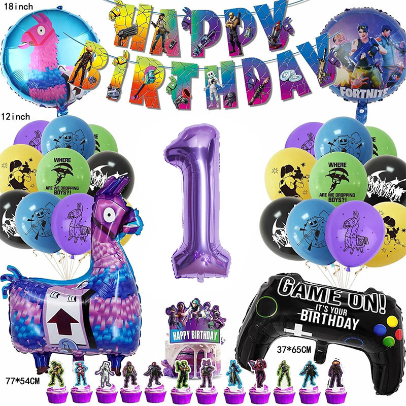 Party Decoration Set Fortnite  – обзор и цена Party Games Children