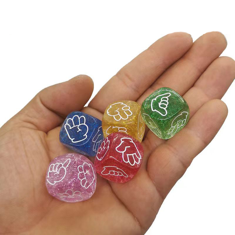 5PCS Rock Paper Scissors Dice  – обзор и цена Party Games Juego