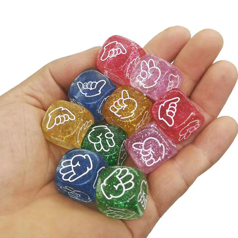 5PCS Rock Paper Scissors Dice  – обзор и цена Party Games Juego