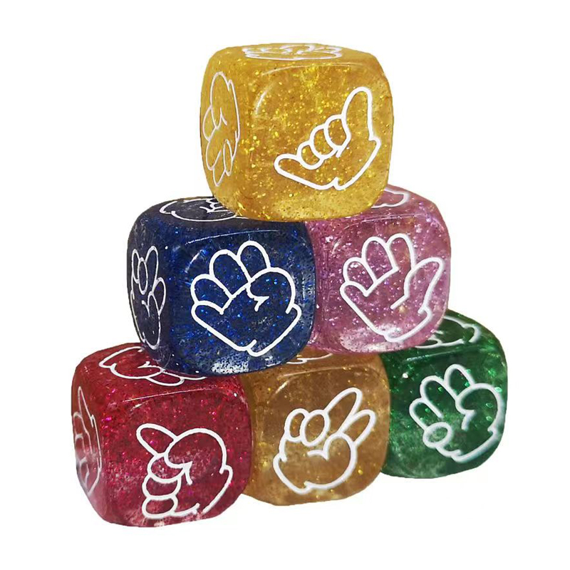 5PCS Rock Paper Scissors Dice  – обзор и цена Party Games Juego