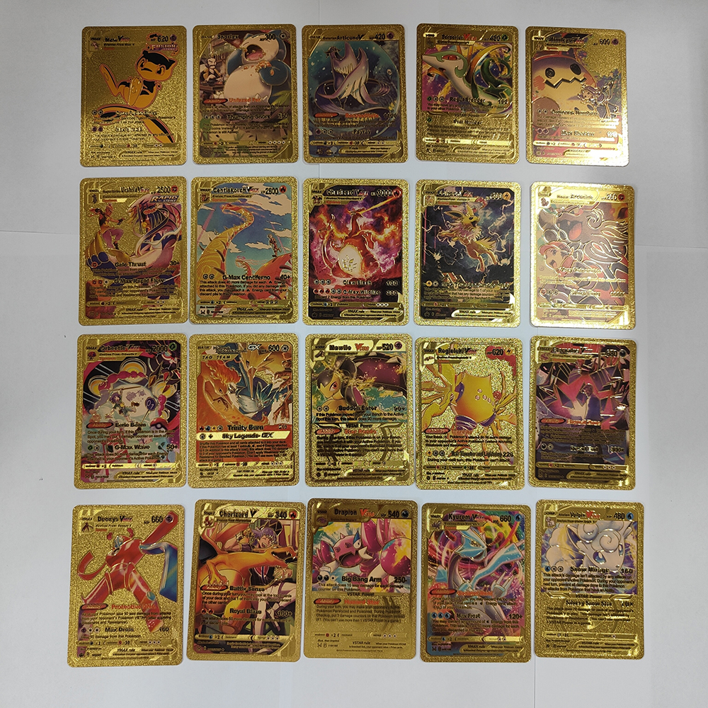 55PCS Pokemon Cards Vmax GX Go – обзор и цена Party Games Board Game
