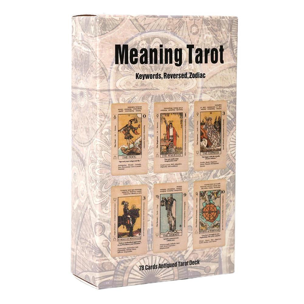78pcs Meaning Tarot Cards Fami – обзор и цена Zodiac Party Games