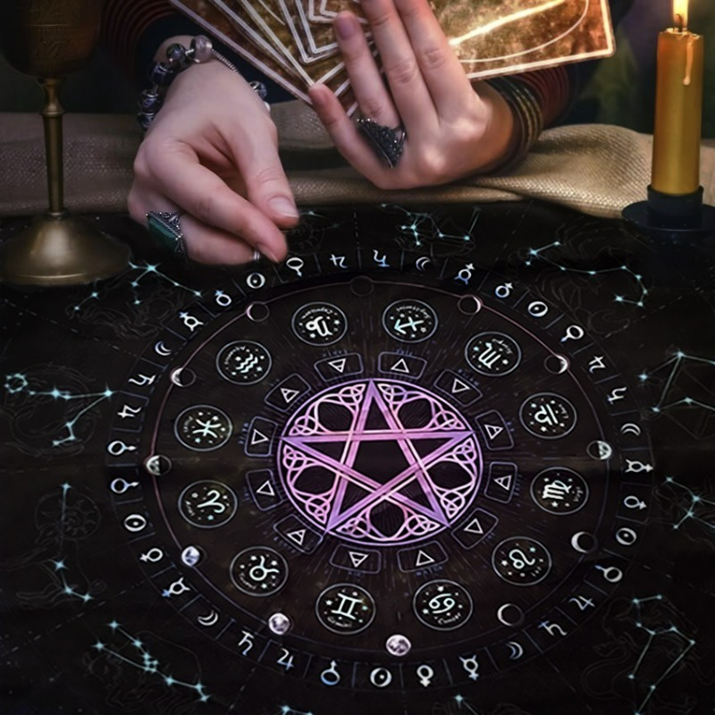 Tarot Tablecloth Mandala Flowe – обзор и цена Zodiac Party Games
