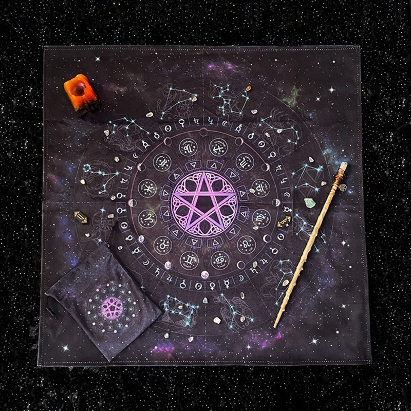 Tarot Tablecloth Mandala Flowe – обзор и цена Zodiac Party Games
