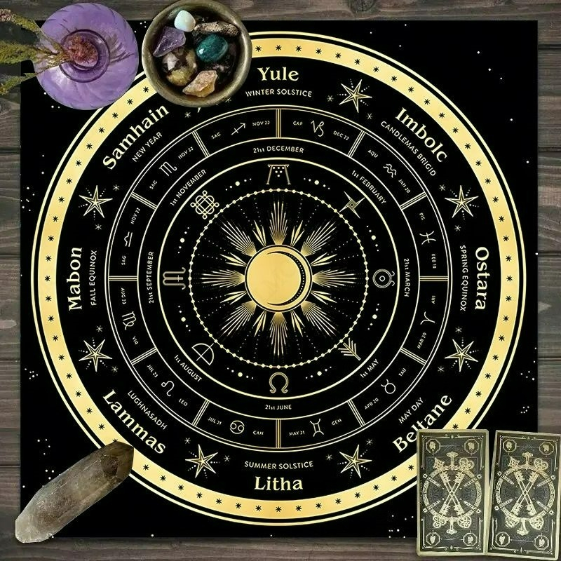 1pc Tarot Card Tablecloth, 12  – обзор и цена Zodiac Party Games