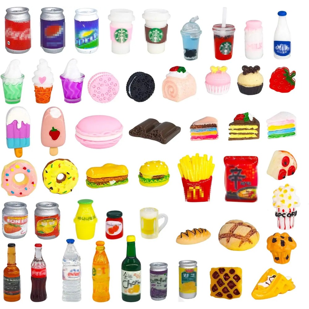 50Pcs Miniature Food Drink Bot – обзор и цена Party Games You Can Play