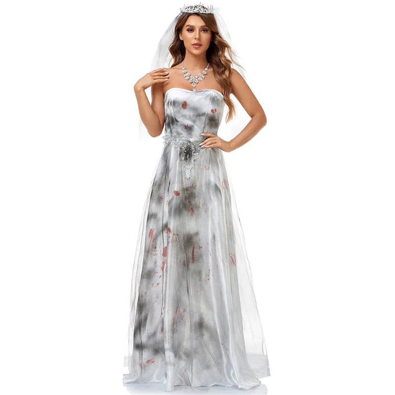 Carnival Lady Corpse Bride Cos – обзор и цена Zombie Party Games