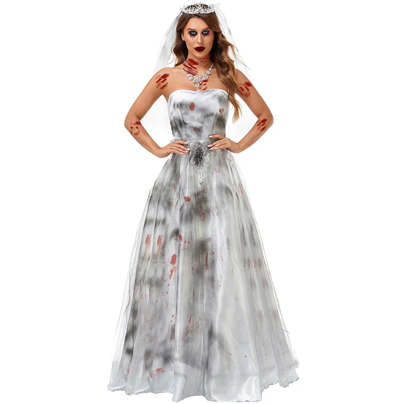 Carnival Lady Corpse Bride Cos – обзор и цена Zombie Party Games