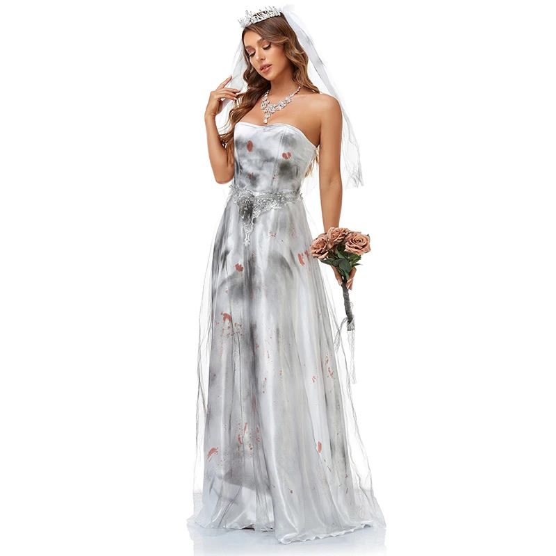 Carnival Lady Corpse Bride Cos – обзор и цена Zombie Party Games