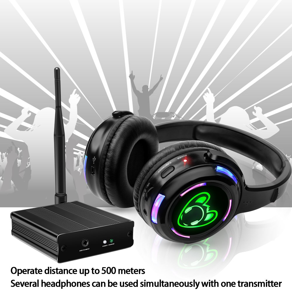 Silent Disco Headphone System  – обзор и цена Party Games Phone