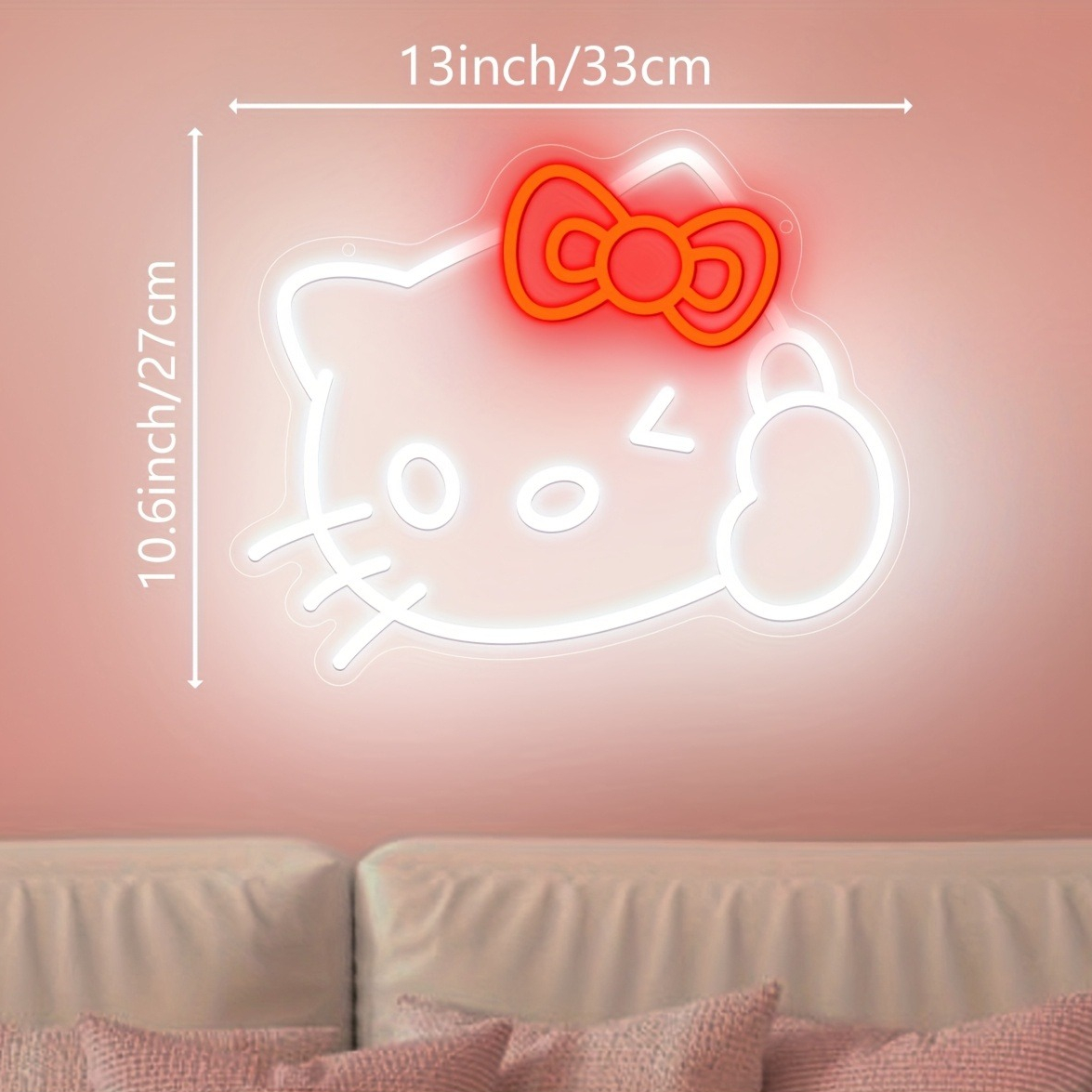 Hello Kitty LED Neon Sign Wall – обзор и цена Play Friends Party Games