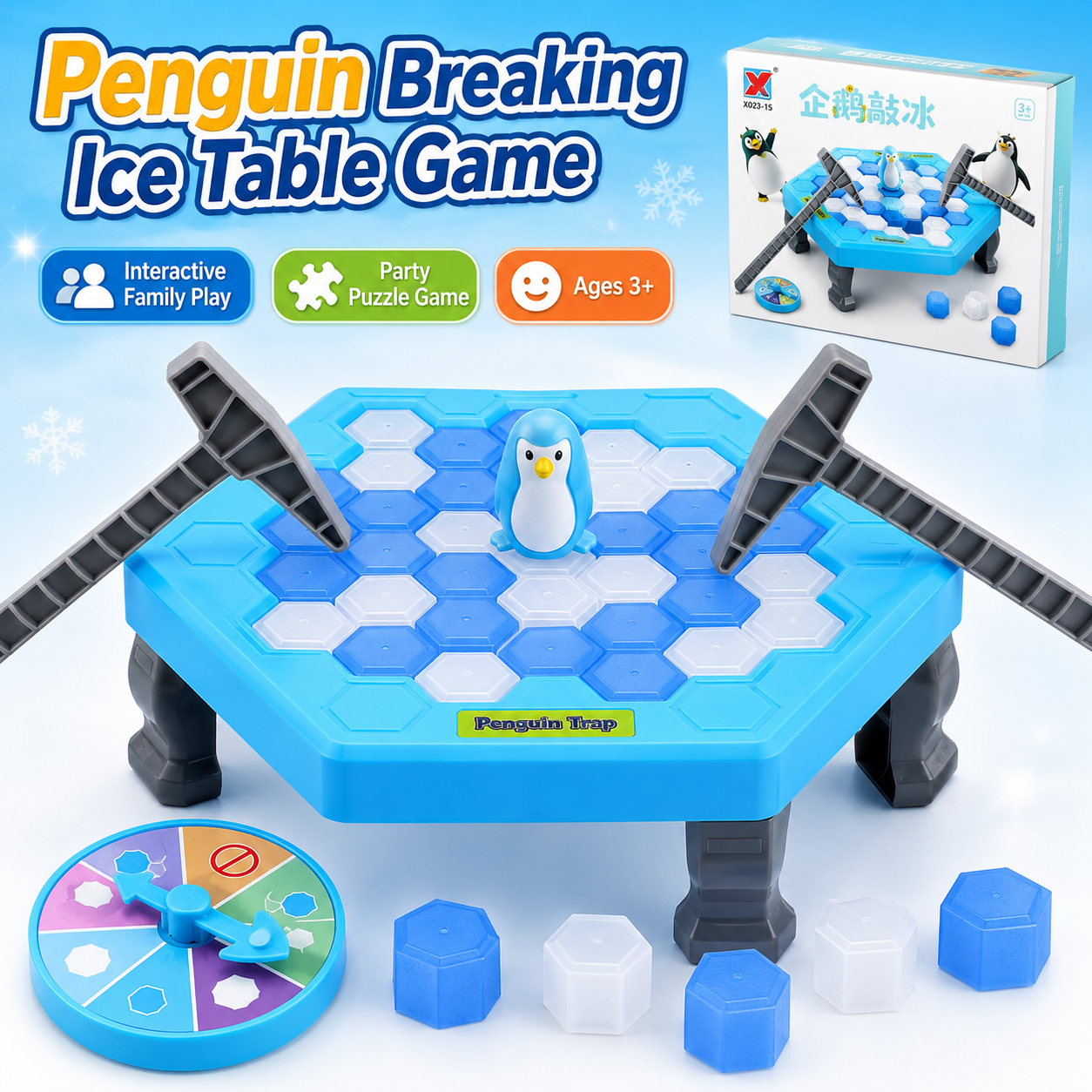 Penguin Breaking Ice Table Gam – обзор и цена Party Games Juego