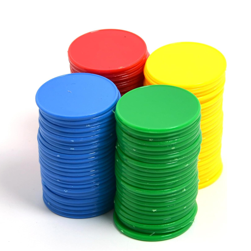 Bingo Markers Chips 37MM 4 Col – обзор и цена Party Games Juego