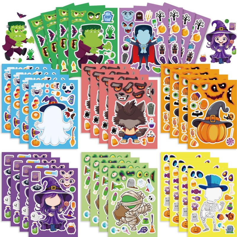 Halloween Party Games Stickers – обзор и цена Zombie Party Games