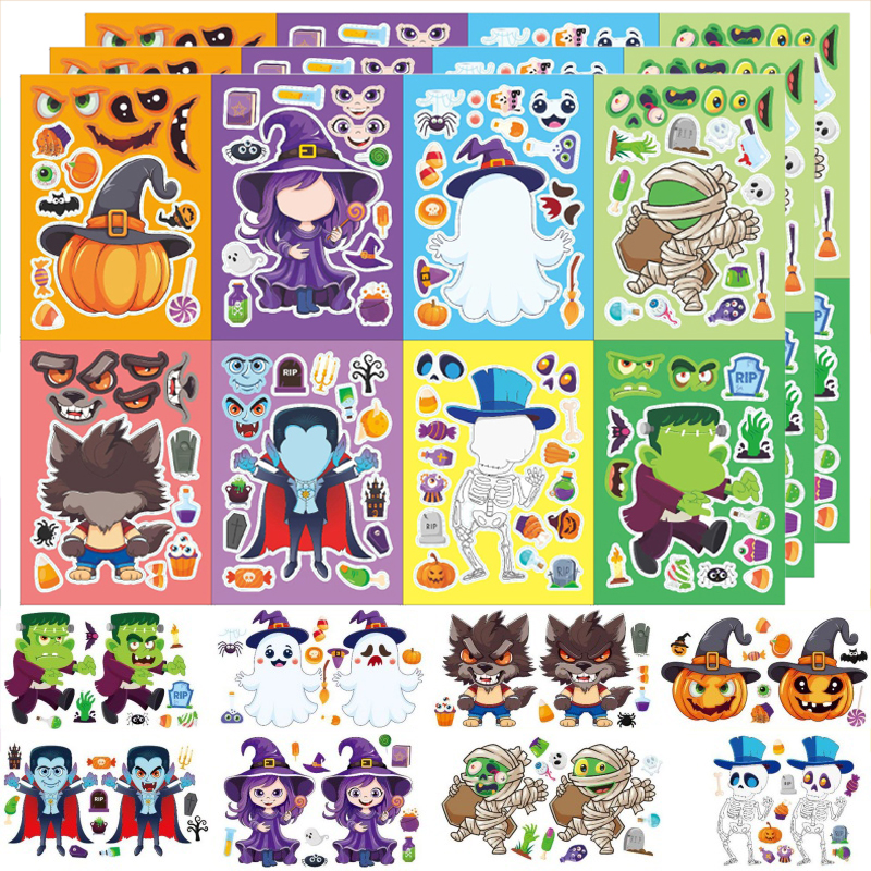 Halloween Party Games Stickers – обзор и цена Zombie Party Games