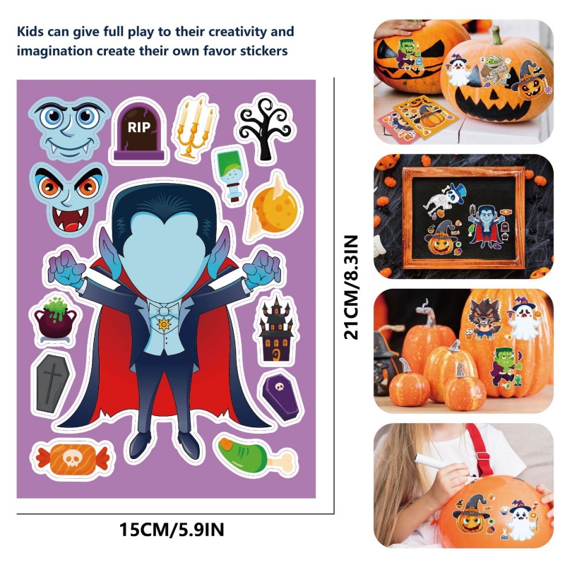 Halloween Party Games Stickers – обзор и цена Zombie Party Games