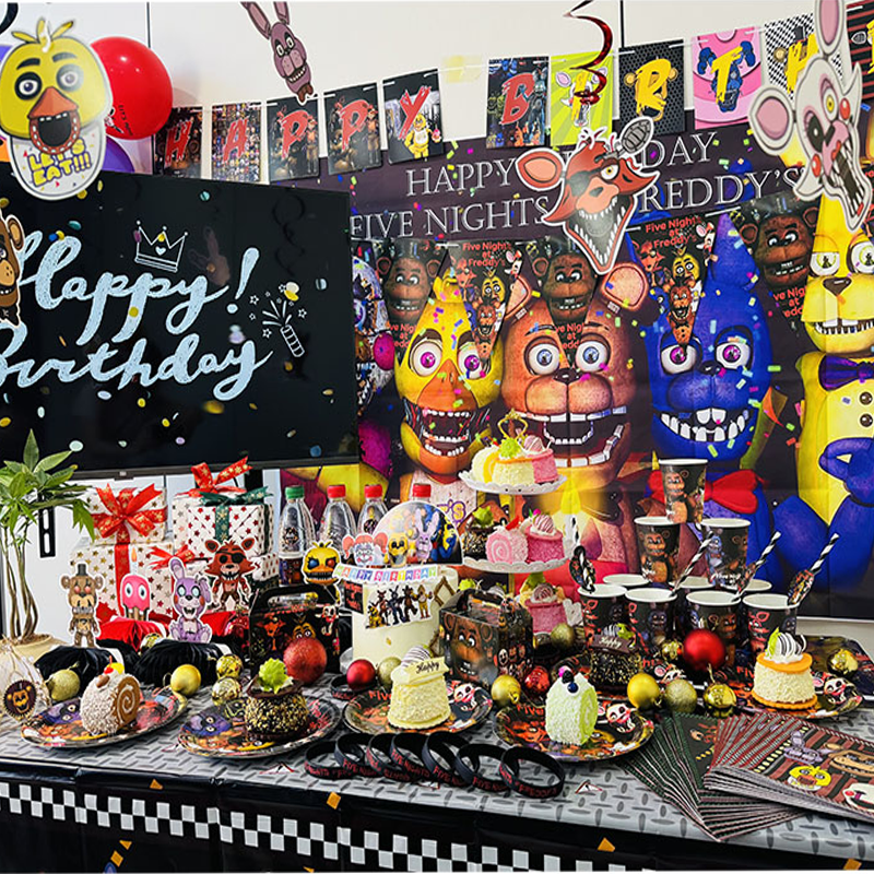 FNAF Themed Paper Plate Cups C – обзор и цена Party Games At Christmas