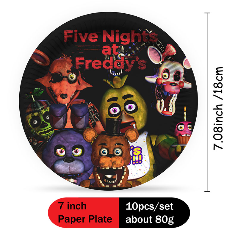FNAF Themed Paper Plate Cups C – обзор и цена Party Games At Christmas