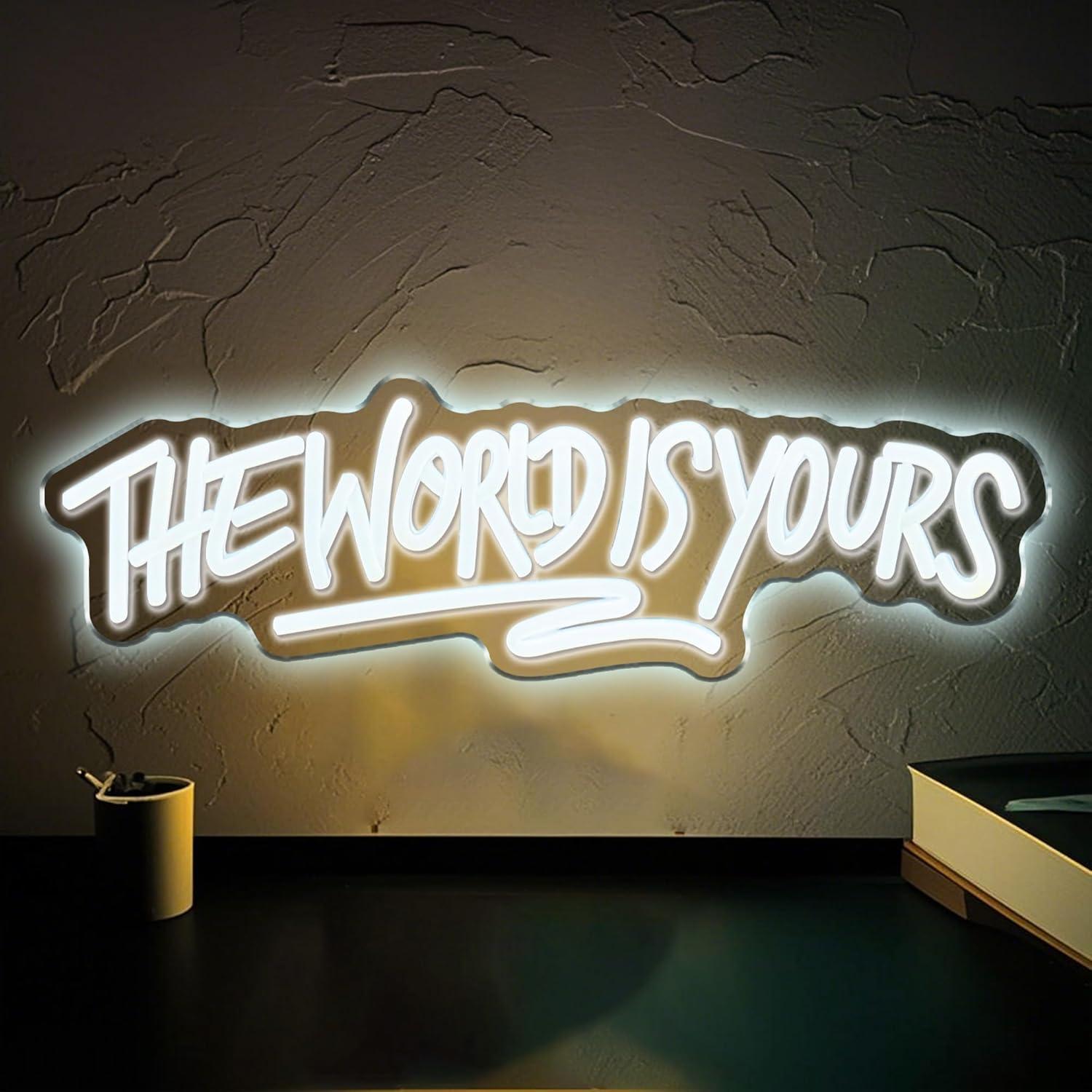 The World is Yours Neon Sign U – обзор и цена Party Games Game