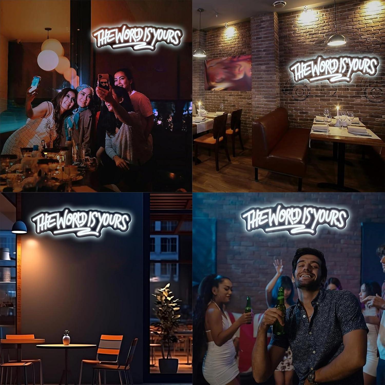 The World is Yours Neon Sign U – обзор и цена Party Games Game