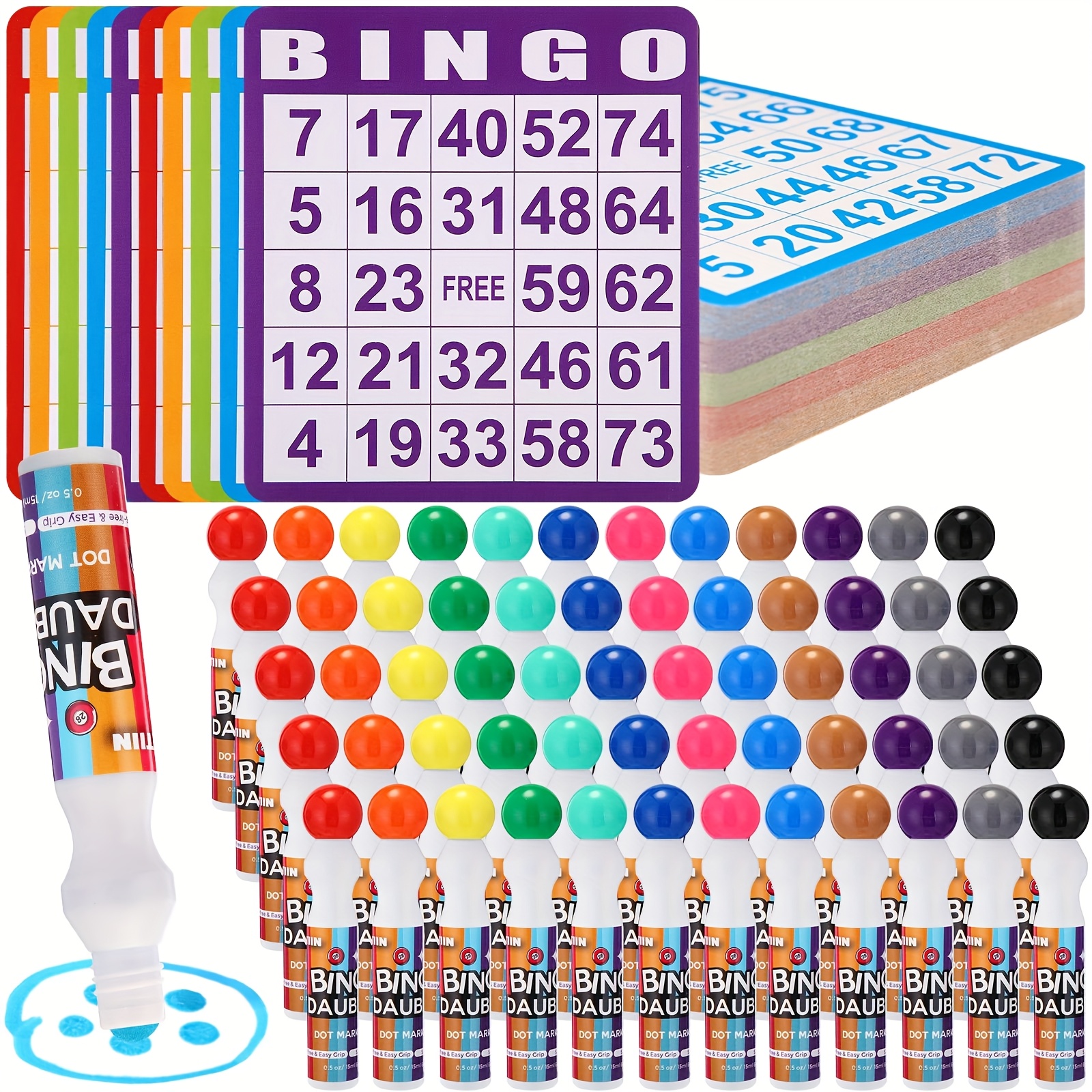 Set of 148 Bingo Game Cards in – обзор и цена Party Family Games